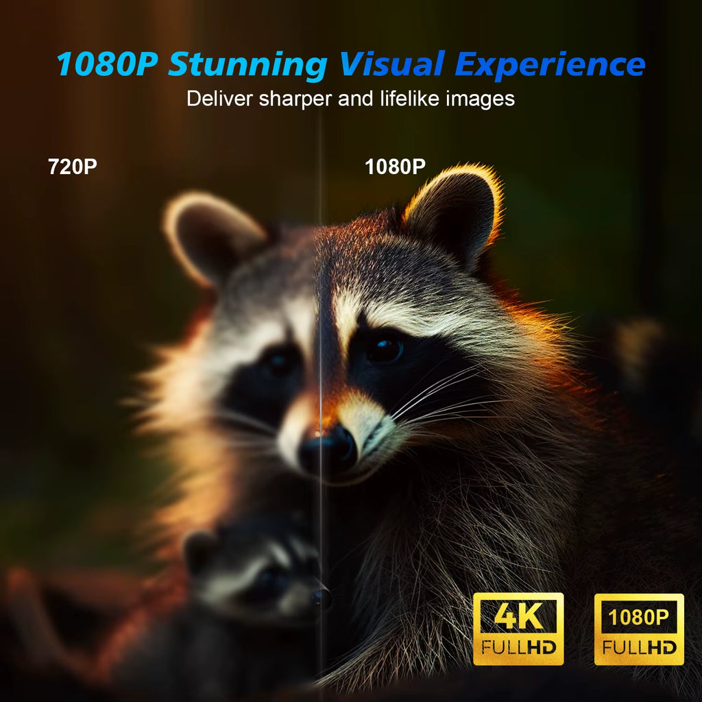 Revolutionize Your Home Theater with the Android 11 4K Smart Projector - Stunning 580 ANSI Lumens & Voice Control for an Immersive Experience