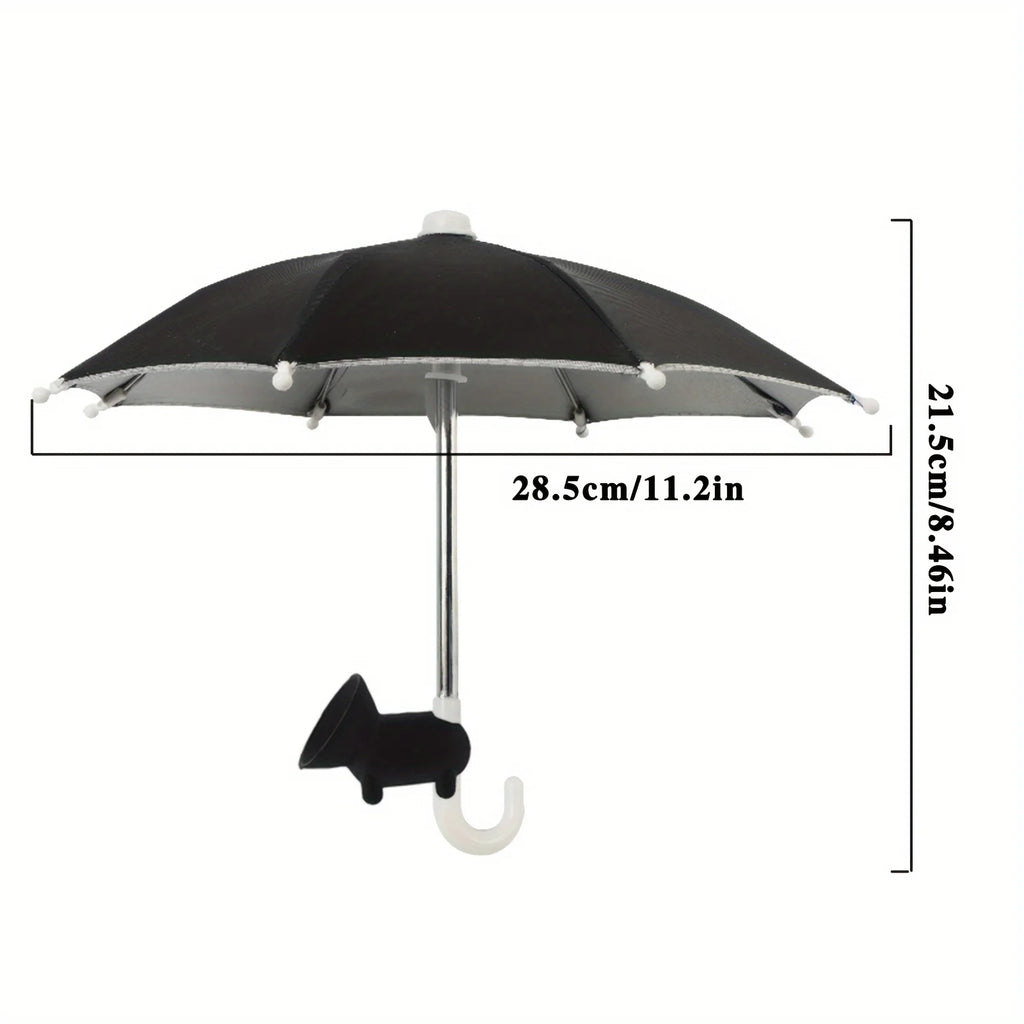 Versatile Mini Umbrella Phone Stand - The Ideal Waterproof Smartphone Holder for Outdoor Activities