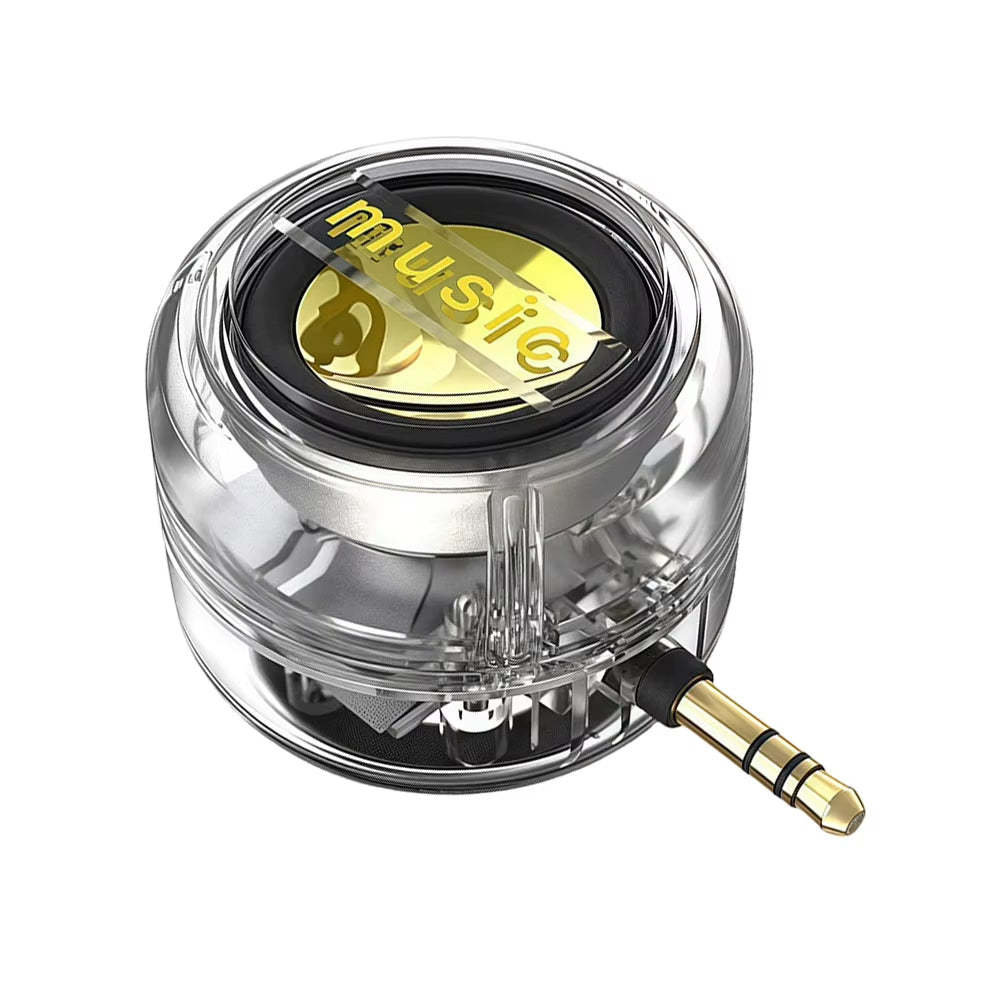 Portable Mini Speaker with Universal Type-C and 3.5mm Jack - Mobile Phone Amplifier and External Sound Box